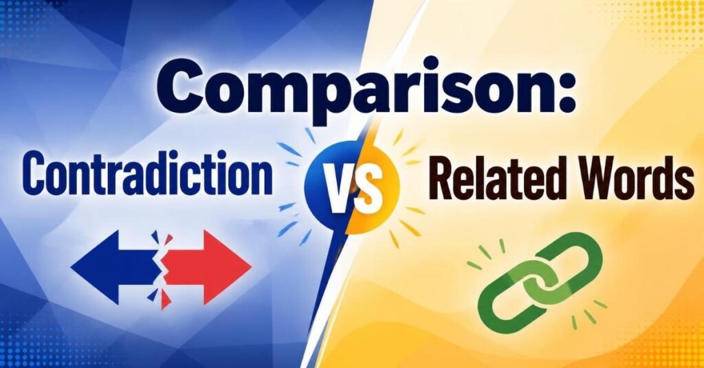 Comparison: Contradiction vs Related Words