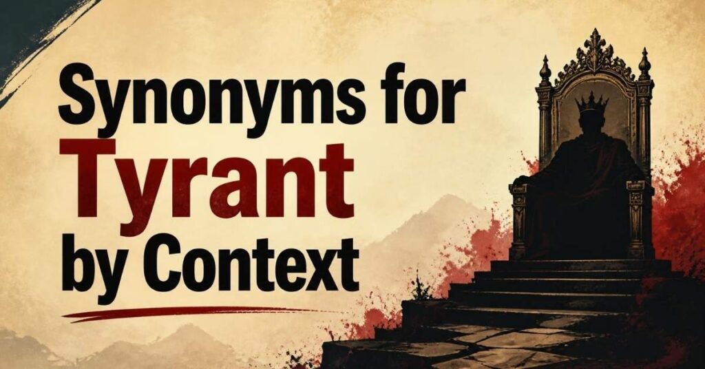 Synonyms for Tyrant by Context