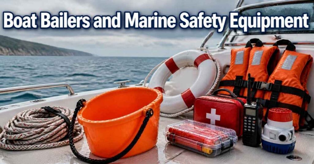 Boat Bailers and Marine Safety Equipment