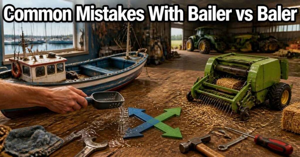 Common Mistakes With Bailer vs Baler