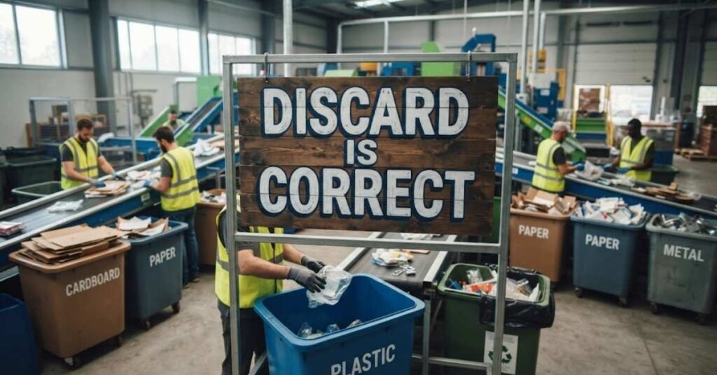 Discard is Correct