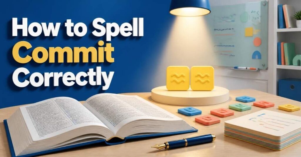How to Spell Commit Correctly
