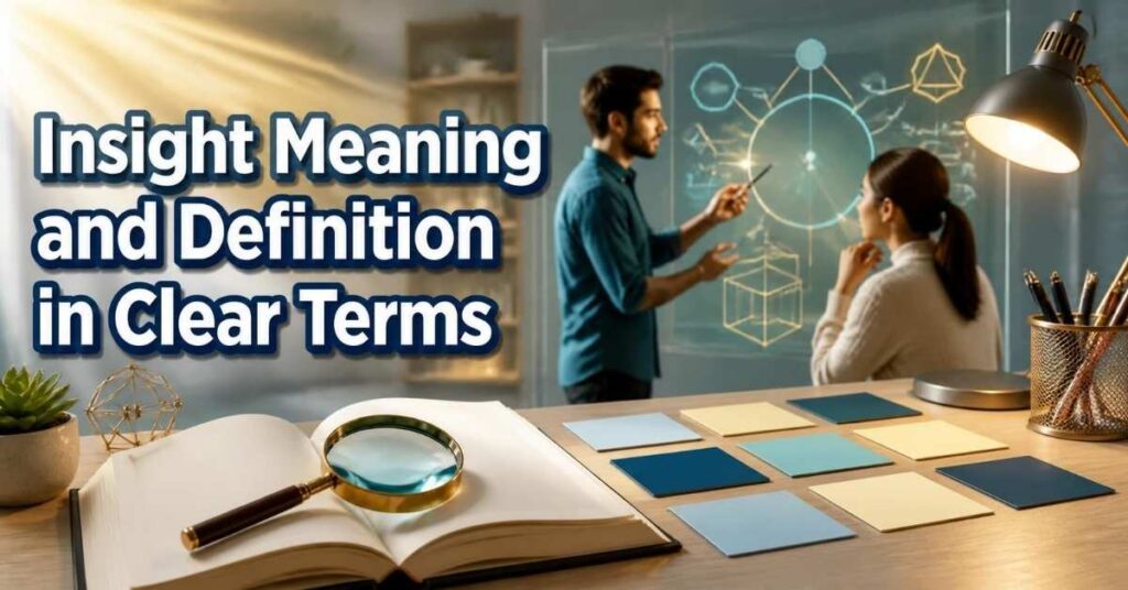 Insight Meaning and Definition in Clear Terms