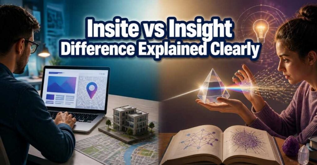 Insite vs Insight Difference Explained Clearly