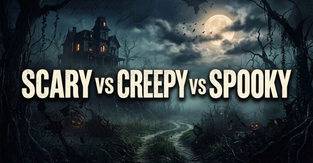 Scary vs Creepy vs Spooky