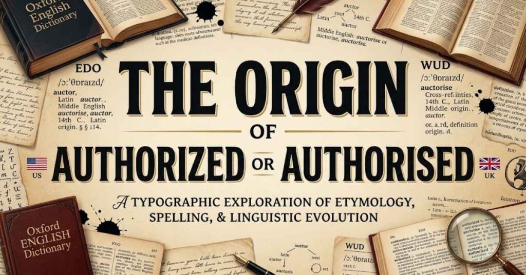 The Origin of Authorized or Authorised