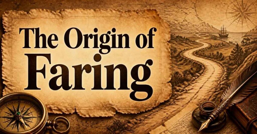 The Origin of Faring