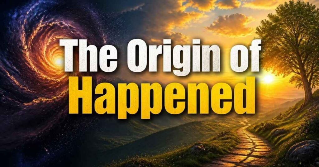 The Origin of Happened