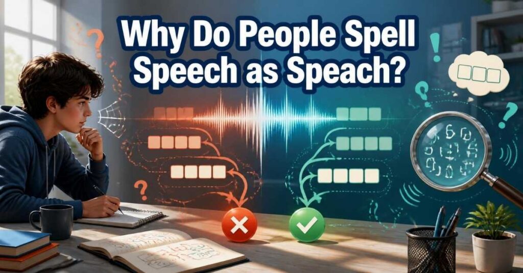 Why Do People Spell Speech as Speach?
